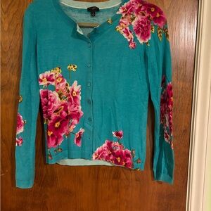 Talbots Teal Knit Sweater